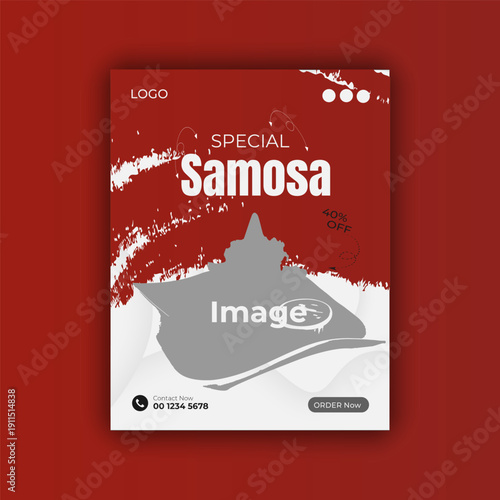 Special Samosa Social Media Post Banner Design.