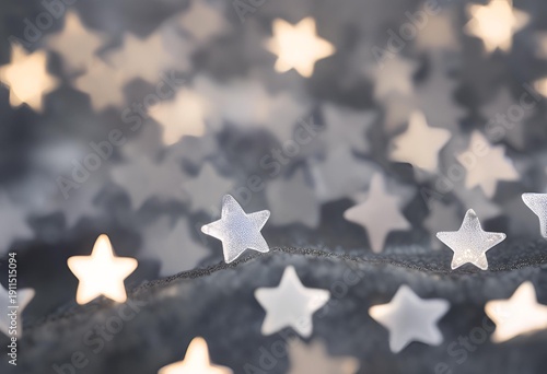 Reusable paper star garland for festive party room decoration 