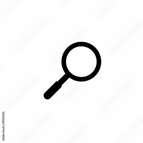 Isolated magnifying glass icon vector