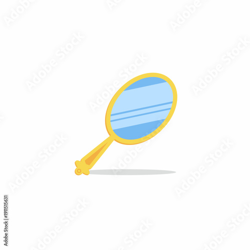 Small mirror for applying women makeup Icon