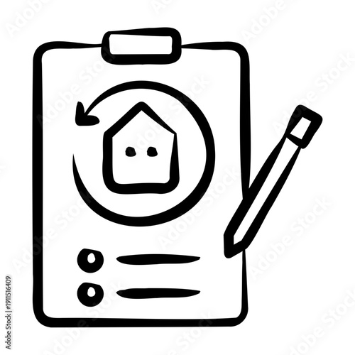 Recovery Planning Icon - Handdrawn