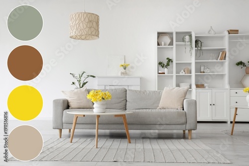 Interior of living room wit...