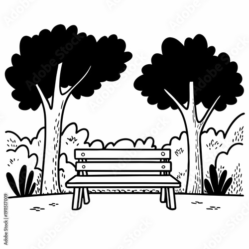 bench in park