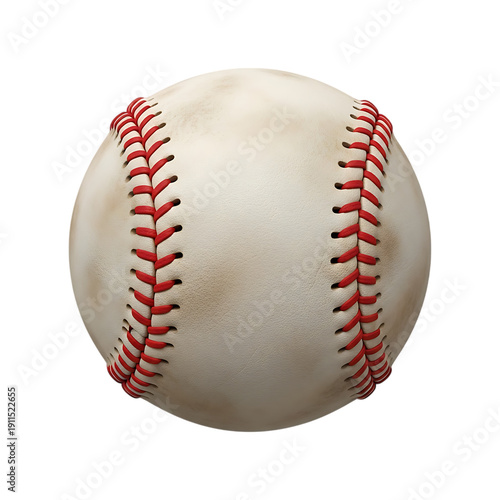 Baseball isolated on transparent background high resolution png cutout