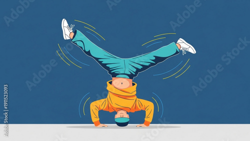 Young man Dance hip hop