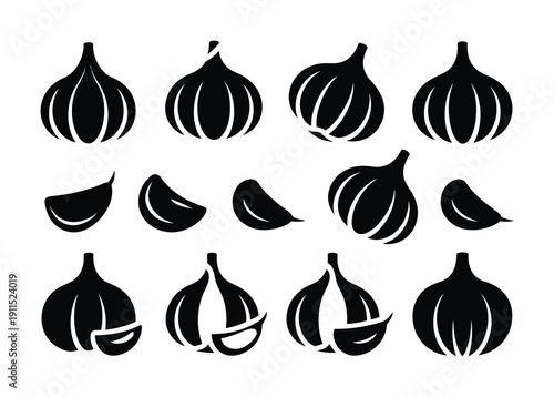 Black Garlic Whole Bulbs, Cloves, and Sliced