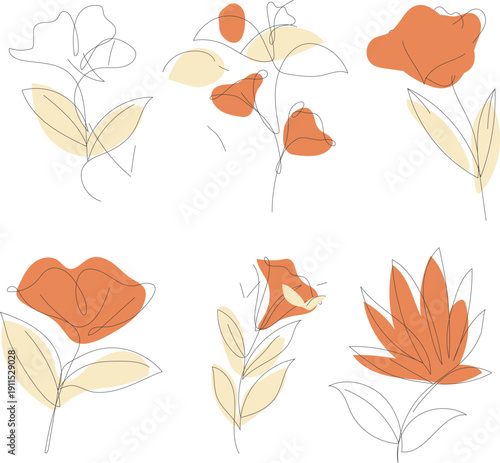 seamless pattern with autumn leaves