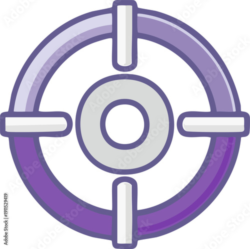 Minimalist Qubit Interaction Symbol