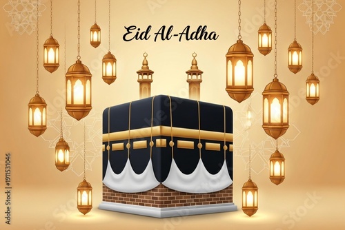 Celebrating eid al-adha with reverence and spirituality around the sacred kaaba
