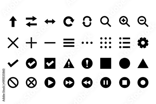 スマホ向け基本UIアイコン32点セット