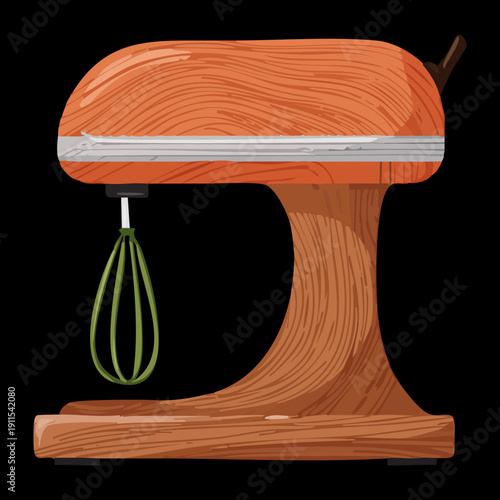 Traditional ceramic teapot with four small cups for authentic oriental green tea ceremony service - Vector Illustration