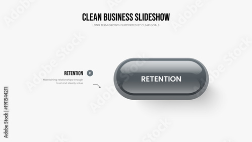 Sales Solution One Element Infographic Presentation Template. Consulting Plan 1 Option Diagram Frame Layout. Visual Review Slideshow Design Vector Illustration.