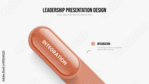 Digital Proposal One Step Diagram Frame Design. Sales Growth 1 Option Infographic Presentation Template. Advertising Campaign Slide Layout Vector Illustration.
