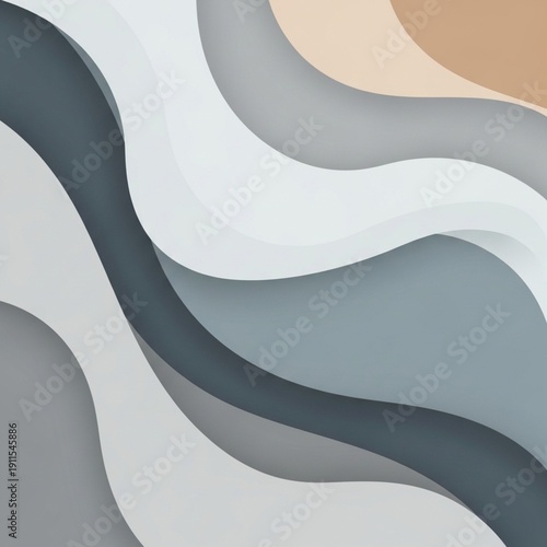 Abstract geometric wave lines background or wallpaper