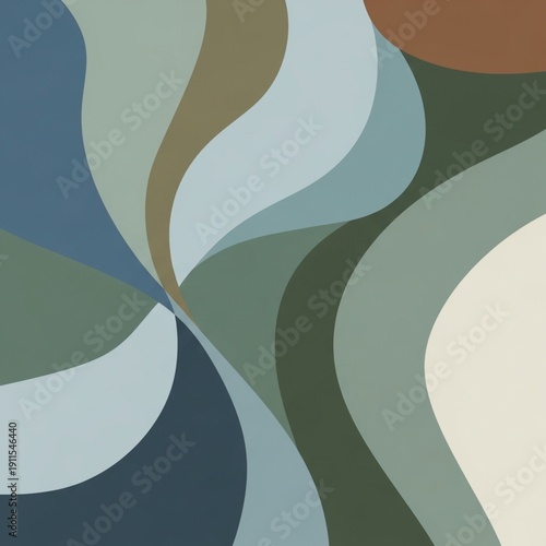 Abstract geometric wave lines background or wallpaper