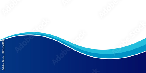 Curved Header and Footer Element. eps10