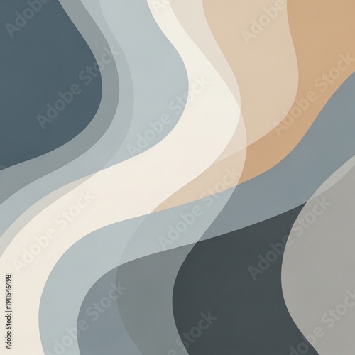 Abstract geometric wave lines background or wallpaper