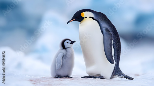two penguins on a rock