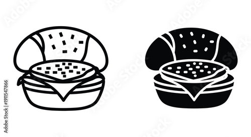 Empty black and white theater seats in modern auditorium minimalist vector illustration isolated