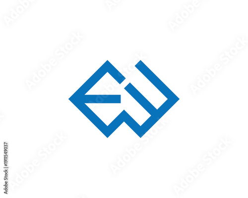 EW Logo Design. EW