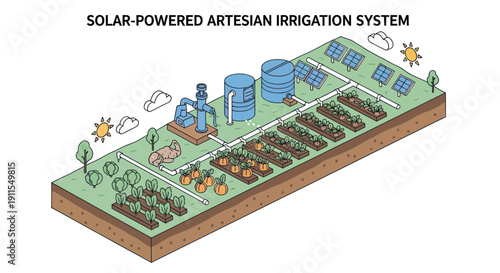 Solar Powered Irrigation System for Agriculture.