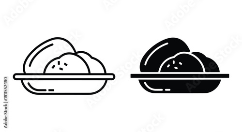 Weightlifting dumbbells balance on barbell with measuring tape fitness and diet concept flat design illustration