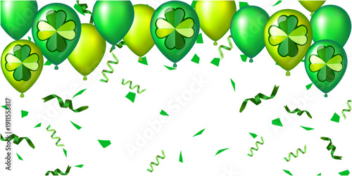 クローバー　風船