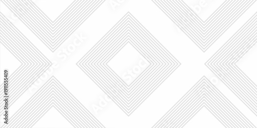 Abstract hexagon lines on gray background. Geometric stripe line art design for poster, brochure, cover, website, banner.