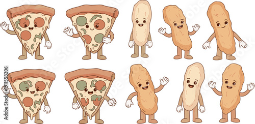 A collection of cross-section illustrations of tree trunks, showcasing diverse wood grains and textures