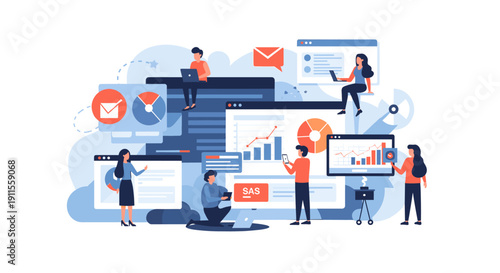 A minimalist design with soft blue shapes on white background, evoking calmness and simplicity, perfect for modern websites.