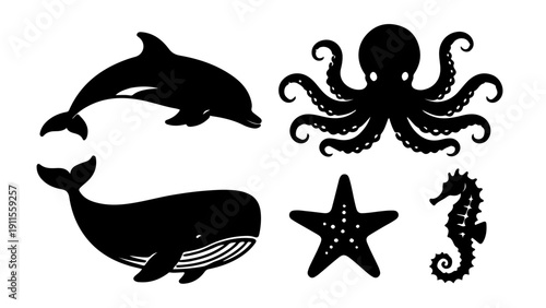 vector illustration of an abstract fish