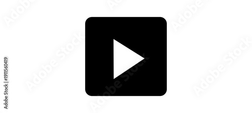 Play button icon. Play buttons. Video audio player button vector illustration.
