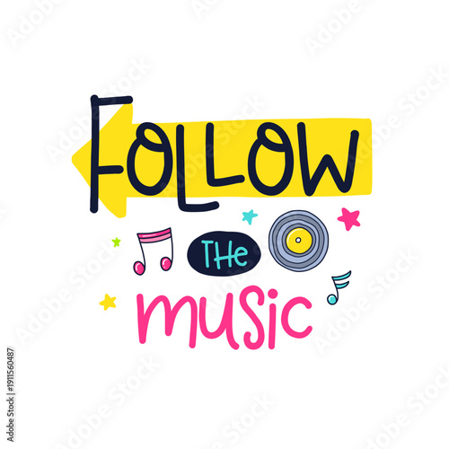 Abstract Doodles: Energetic Shapes and Colors Poster Design