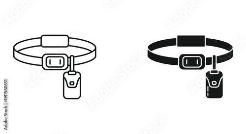 Black and white fitness tracker smartwatch with heart rate monitor and pedometer isolated on white background