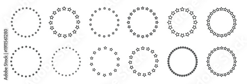 Various starburst designs for creative projects and presentations