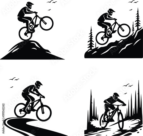 cyclist riding a bike