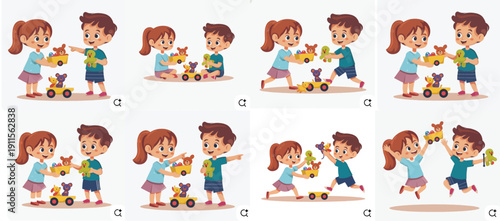 Boy cleaning litter with trash bag outdoors