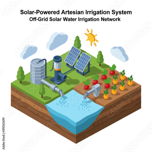 Solar Powered Irrigation System for Agriculture.
