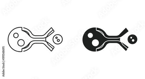 Black and white gear icons set isolated on white background mechanical engineering design elements vector illustration