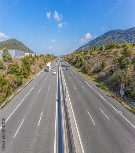 Autoroute rectiligne 