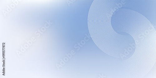 Abstract blue background with soft gradients and circular line patterns, modern and clean design ideal for technology, business, or presentation use. eps10
