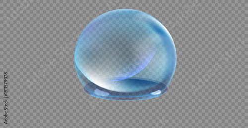 Sphere shield abstract energy protection spheres. Force field globe shell. Dome barrier technology vector set.