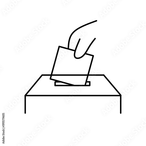 United states presidential election vote box