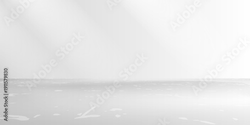 White grey gradient studio room background. Vector EPS 10