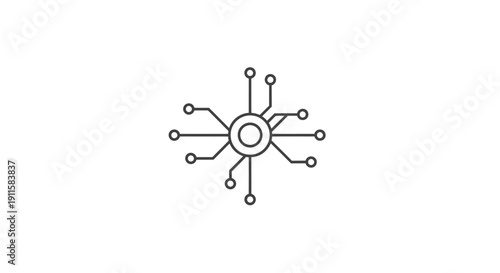 Network connection node system design.