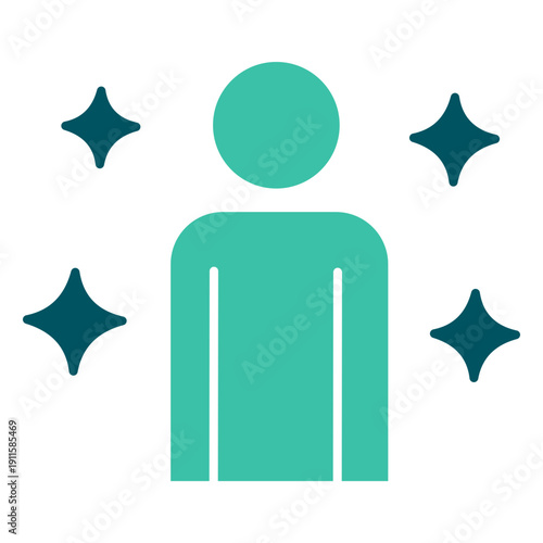 Talented person star avatar