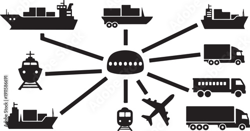Transportation Modes and Logistics Network Connections