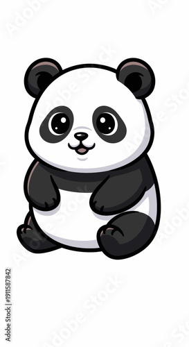 panda and bamboo