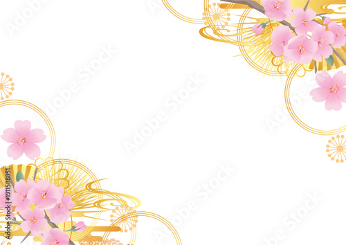 春の桜の花びら