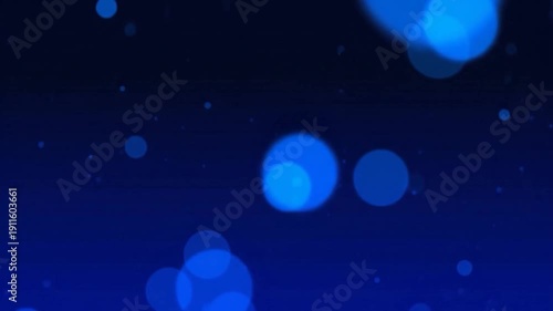 Wallpaper Mural Soft blue bokeh lights against a dark gradient background Torontodigital.ca